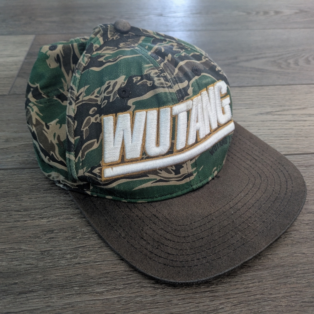 RARE Vintage The Wu-Tang Clan Brand Limited O.G. LTD Camo Snapback Hat Cap
